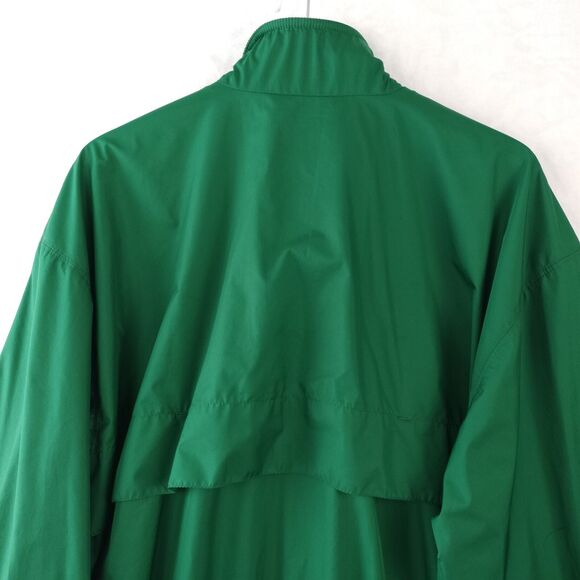 VTG Reebok Jacket Mens Large Green 1/2 Zip Pullover Mesh Lined Vent Windbreaker - Picture 13 of 16